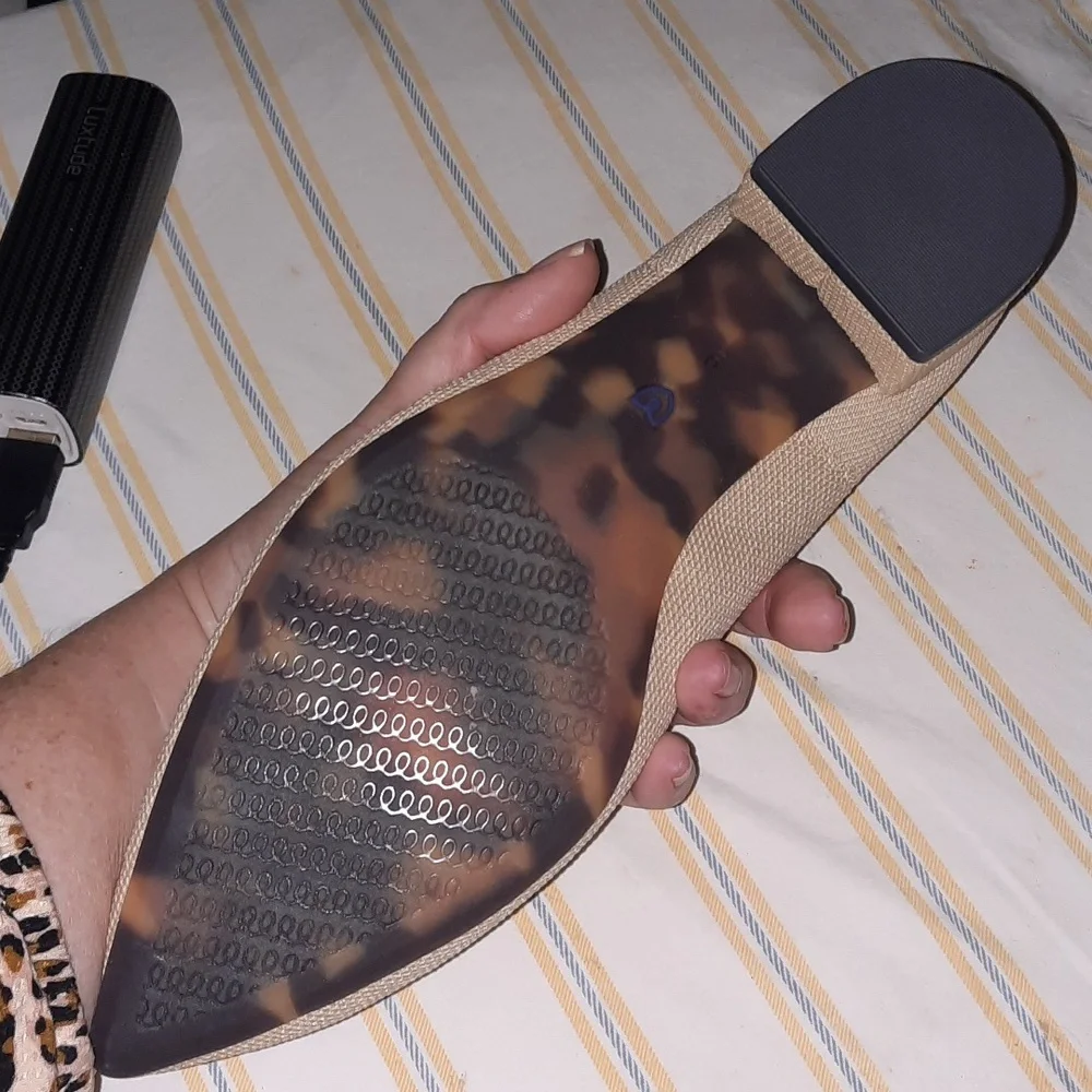 ROTHY'S The High Point Comfort Heels NWOT Sand Stone 9 - Picture 5 of 6